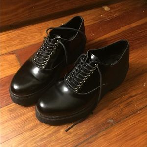 Jeffrey Campbell Baird Platform Oxford Sz 8